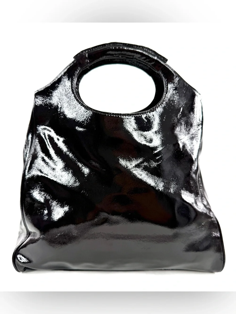 Kate Spade Maximillian Maxwell Owl Brown Patent Leather Suede Satchel Bag